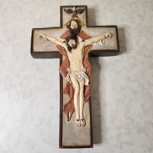 10.5" Holy Trinity Crucifix Wall Cross  Religious Decoration Christian Brands k7 - Picture 1 of 3