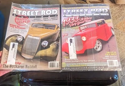 Lot Of 2 Street Rod Builder Magazines 2007 March & Dec "Brand New In Plastic" - Image 1 of 4