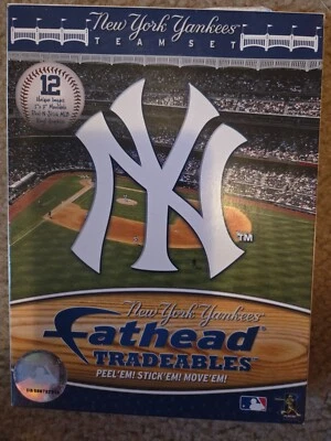2009 New York Yankees MLB Baseball Fathead Tradebles Team Set 12 Images SEALED - Image 1 of 2