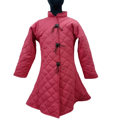 Chaleco Armadura Gambesón Medieval Vikingo - Equipo de Combate de Algodón Duradero para LARP, SCA Foto 1 de 3