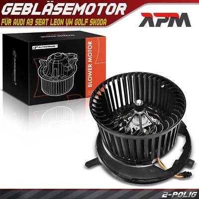 Gebläsemotor Innenraumgebläse 264W für Audi A3 Seat Leon VW Golf Skoda Renault - Bild 1 von 4