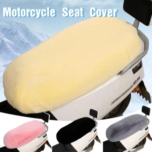 Funda Cojín Asiento Moto Protector Antipolvo Invierno Cálido Moto Scooter Cubierta - Imagen 1 de 16