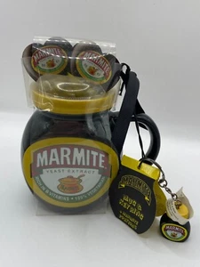Brand new Marmite mug & key-ring set with label &ribbon & in original wrapping - Picture 1 of 4