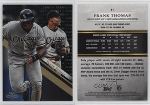 2019 Topps Gold Label Class 1 Black Frank Thomas #81 HOF