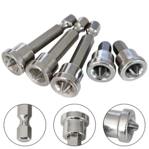 Magnetic High Quality Screwdriver Bit Head Woodworking Screw Hex Shank 25/50mm - Picture 1 of 42