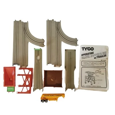 Tolva y contenedor de grava Tyco Electric Trucking #3420 escala HO de colección  Foto 1 de 4
