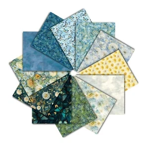 Timeless Treasures Forest Whisper Pre-Cut Fat Quarter Bundle Cotton Fabric - Picture 1 of 2