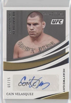 2021 Panini Immaculate UFC Heralded Signatures /99 Cain Velasquez #HS-CVL Auto - Image 1 of 2