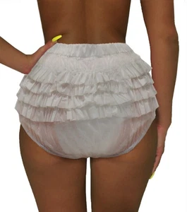 super soft PVC Rüschen 4302R Windelhose Rüschenhose Gummihose Schlüpfer ABDL - Bild 1 von 2