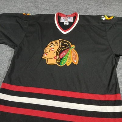 Vintage Chicage Blackhawks Blank Jersey CCM NHL Hockey Size XL - Image 1 of 4