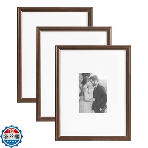 Kate and Laurel Adlynn Rectangle Picture Frame Set of 3, 11 x 14 matted to 5 - Picture 1 of 5