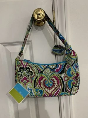 VERA BRADLEY ZOE Silk Paisley Limited Edition Shoulder Bag - Image 1 of 4