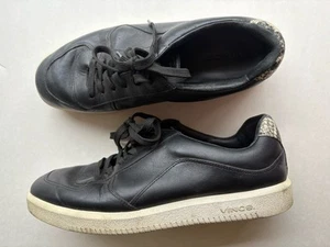 Baskets Vince en cuir noir taille US 7 - Photo 1/24
