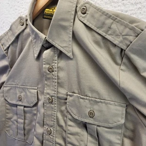 Propper Button Shirt Herren Medium hellbraun Sommer Gewicht khaki taktisch kurzarm - Bild 1 von 16