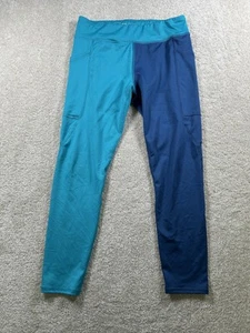 Athletic Works Leggings Womens Large 10-12 High Rise Stretch Pockets Plus Yoga - Picture 1 of 10