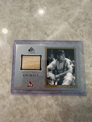 2001 SP Legendary Cuts Ken Boyer Debut Game Bat #D-KB Cardinals Card - Image 1 of 4