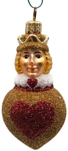 Patricia Breen Miniature Queen of Hearts Red Valentines Christmas Tree Ornament - Picture 1 of 11