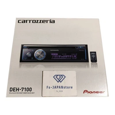 Pioneer Carrozzeria DEH-7100 CD USB Bluetooth Car Audio NUOVO - Immagine 1 di 4