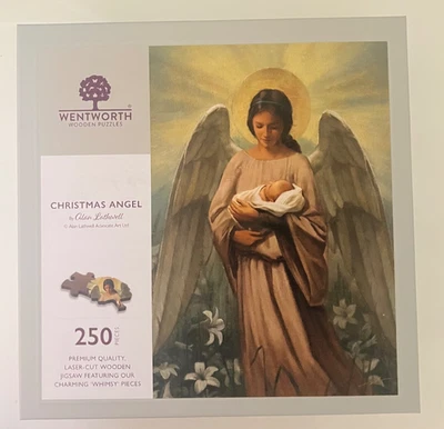 Rompecabezas de madera Wentworth "Ángel de Navidad" 250 piezas, completo Foto 1 de 3