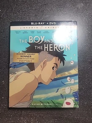 The Boy and the Heron - Blu-ray + DVD - W/slipcover GKIDS/ Studio Ghibli - Image 1 of 2