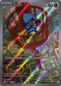 Juego de cartas coleccionables Pokémon Riolu - 010 (exclusivo de Pokemon Center) Holofoil ME: Mega Evolution - Imagen 1 de 2