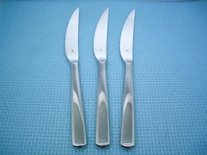 WMF Cromargan MANAOS / BISTRO Set of 3 Steak Knives 9" Stainless Flatware - Picture 1 of 5