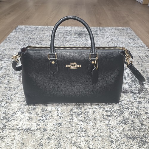 Coach Borsa a mano da donna CR156 IMBLK GEORGIA SATCHEL Borsa Coach NUOVA MSRP 378