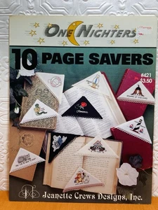 Page Savers One Nighters Cross Stitch Patterns Cat Ghosts Book Worm Light House - Picture 1 of 11