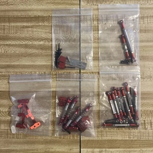 RC Car Spare Parts Kit Aluminum Alloy Pull Rod Kit Upgrade Spare Parts Lot - Picture 1 of 9