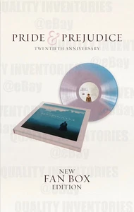PRIDE & PREJUDICE Soundtrack Vinyl LP *FAN BOX SET* Blue-Pink Swirl NM- EXC+ - Picture 1 of 4