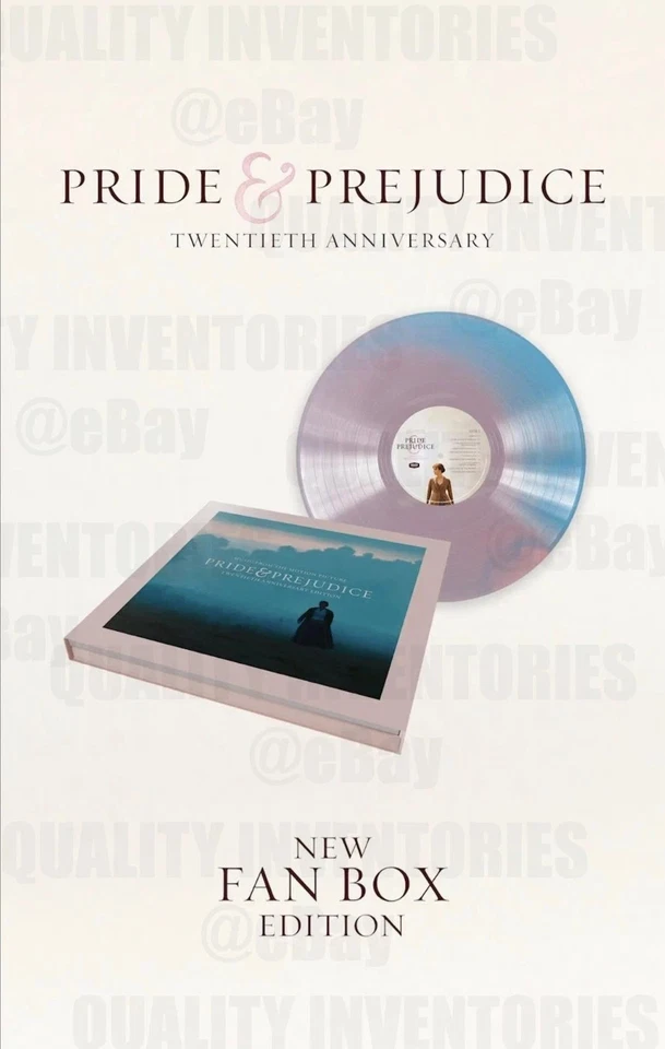 PRIDE & PREJUDICE Soundtrack Vinyl LP *FAN BOX SET* Blue-Pink Swirl NM- EXC+ - Image 1 of 4