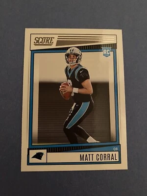 2022 Panini Score Football NFL #302 Matt Corral Base RC Rookie Card Panthers - Image 1 of 2