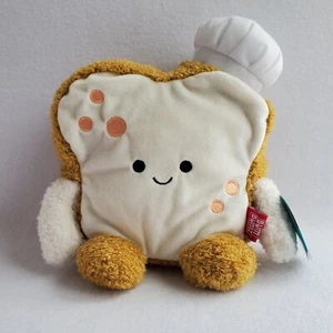 Bumbumz Bakerbumz BARB the SLICE OF BREAD 7.5" Bum Bumz plush TOAST Baker Chef - Picture 1 of 7