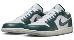 Nike Air Jordan 1 Low SE Schuhe oxidiert grün weiß FQ7687-300 Herren Größe 12 - Bild 1 von 8