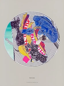 1996 Print "Egyplosis" by Frank Stella - Picture 1 of 2