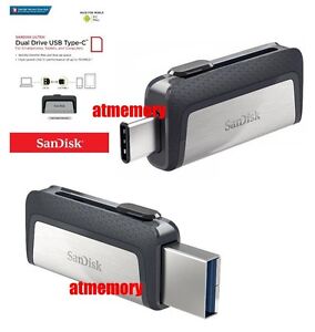 Sandisk Ultra Dual Type C 16GB 32GB 64GB 128GB 256GB USB3.1 lot USB Flash Drive