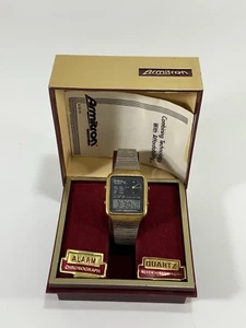 Reloj Pulsera Digi-Ana Vintage Armitron 20/3100 Hombre Alarma Cronógrafo en Caja - Imagen 1 de 17
