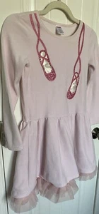 GYMBOREE Dress 9, Pink Velour, Winter Ballerina, Sequins, Embroidery, Tulle, 9 - Picture 1 of 6