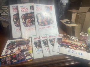 Lote (9) de todos los programas/revistas de carnaval de lucha libre profesional de Japón - Imagen 1 de 24