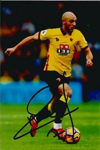 WATFORD: NORDIN AMRABAT SIGNED 6x4 ACTION PHOTO+COA - Picture 1 of 1