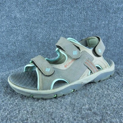 Columbia Boys Sandals Shoes Sz Y 4 Medium Sandal Gray Synthetic Hook & Loop - Image 1 of 4