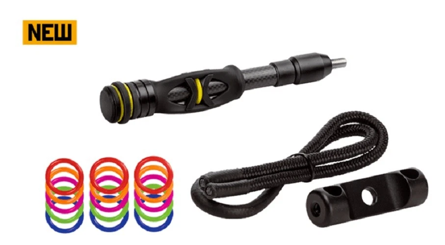 Trophy Ridge Hitman 6" Estabilizador Negro con Eslinga Trenzada y Desconexión Foto 1 de 1