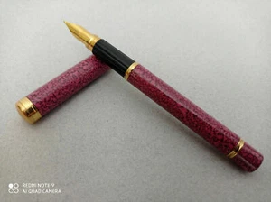 WATERMAN LADY CHARLOTTE FÜLLFEDERHALTER DARK CYCLAMEN MARBLE M FEDER UNBENUTZT - Bild 1 von 6