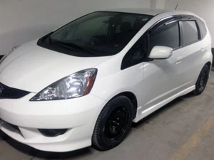 Window Visors Inno-Mu Style for 2009 2010 2011 2012 2013 2014 Honda Fit - Bild 1 von 5