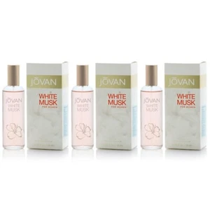 *PACK OF 3* JOVAN WHITE MUSK by Coty for Women 3.25 oz 96ml Cologne Spray - Picture 1 of 3