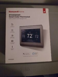 Honeywell Home RTH9585WF Wi-Fi Smart Color Thermostat, 7 Day Pack of 1, Gray 
