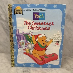 Winnie Puuh The Sweetest Christmas 1998 Little Golden Book SCHEINT UNGELESEN - Bild 1 von 11