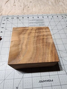 Figured Koa Bowl Blank, 4.5 X 4.5 X 2" - Picture 1 of 8