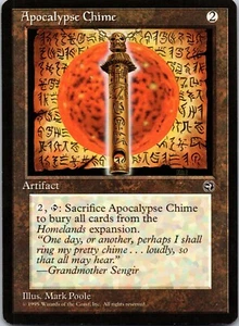 Apocalypse Chime [Homelands] Magic MTG Never Played NP Rare 1995 Artifact - Picture 1 of 2