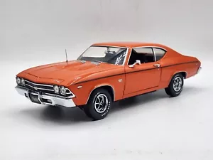 Franklin Mint 1969 Chevelle SS 396 arancione 1:24 - scatola, certificato di autenticità - Foto 1 di 15